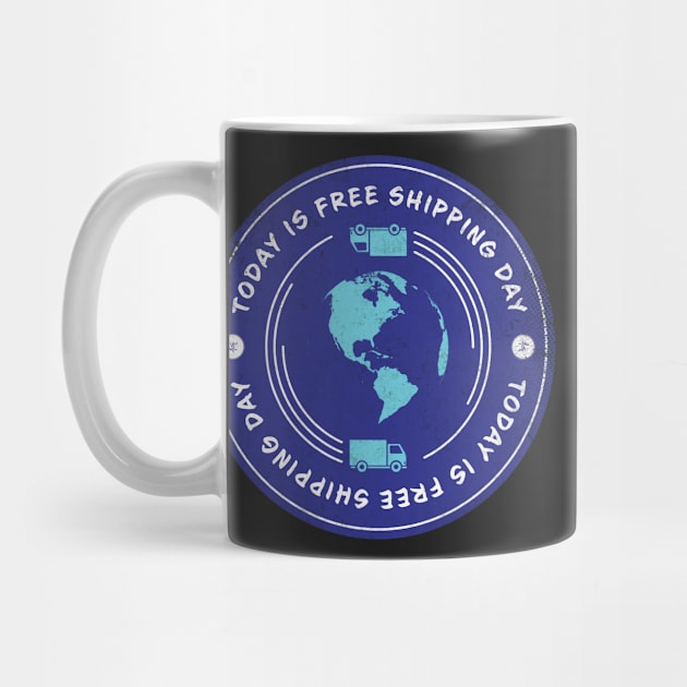 Today is Free Shipping Day Badge by lvrdesign